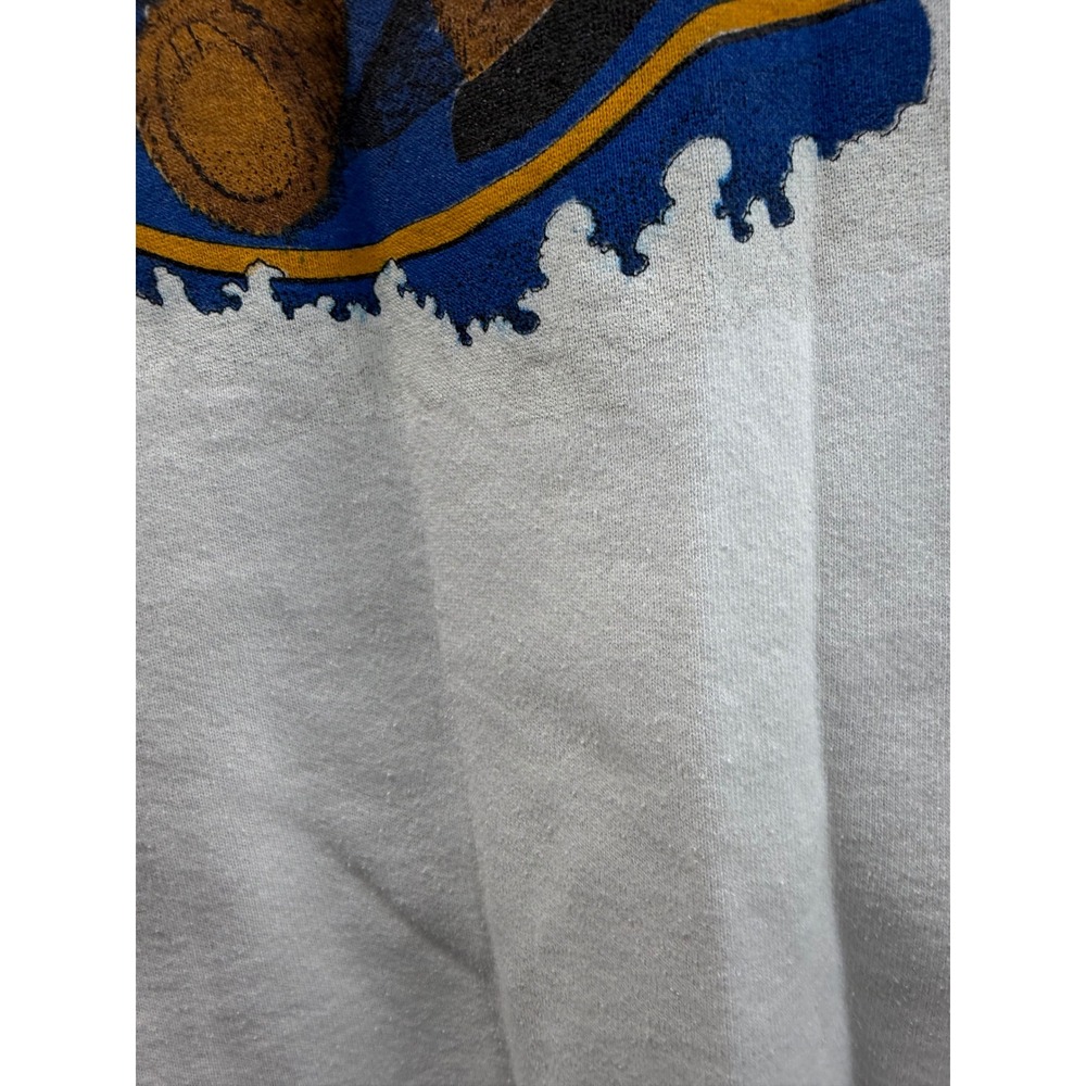 Vintage 1982 Ouray Colorado Rafting Bears Sweatshirt White Mens Medium 20x26.5 - Picture 7 of 9